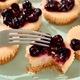 Gluten-free & Vegan Blueberry Cheescake Bites