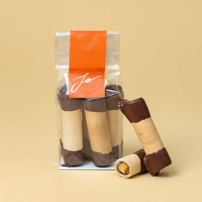 Barquillos con manjar