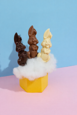 Paletas de chocolate belga