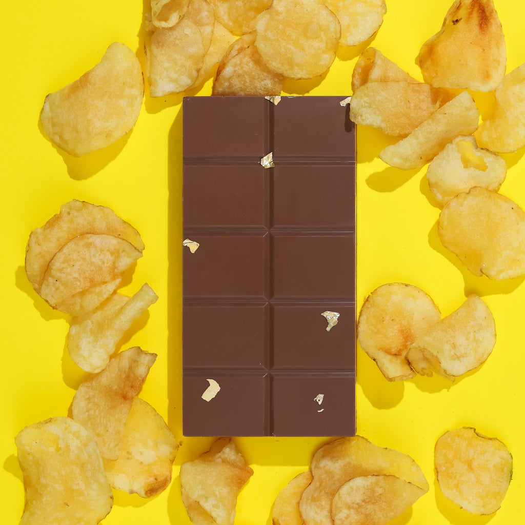 Barra de chocolate papa frita
