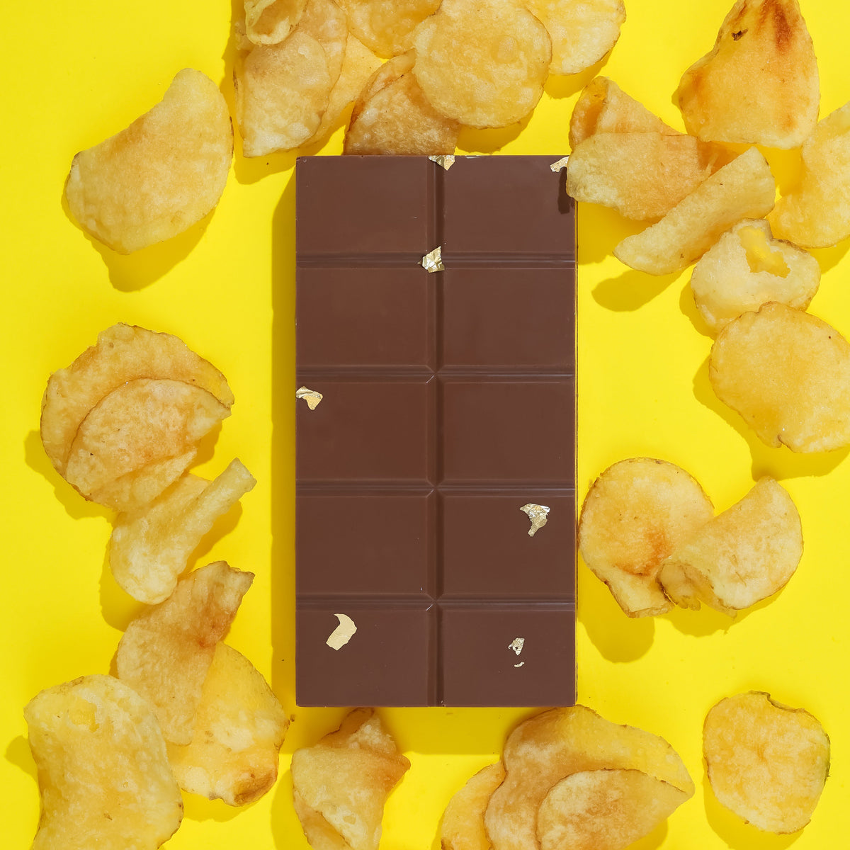 Barra de chocolate papa frita