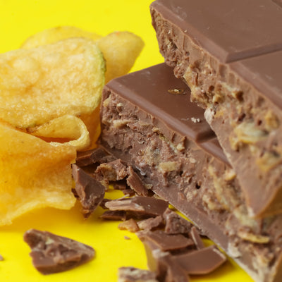 Barra de chocolate papa frita