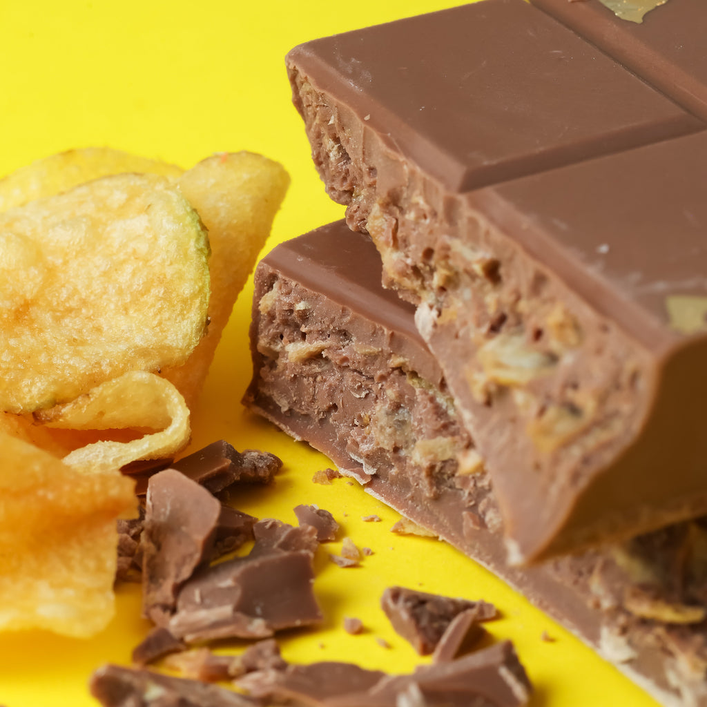 Barra de chocolate papa frita