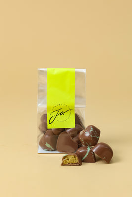 Mini corazones chocolate dubai 15 unidades