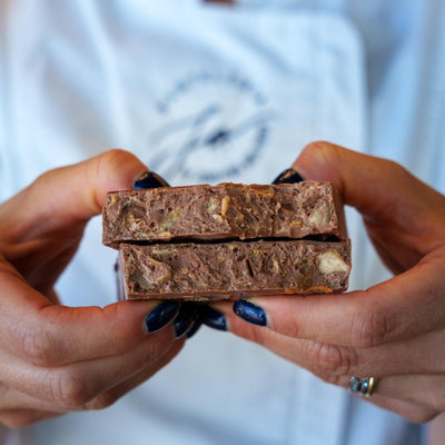 Barra de chocolate papa frita