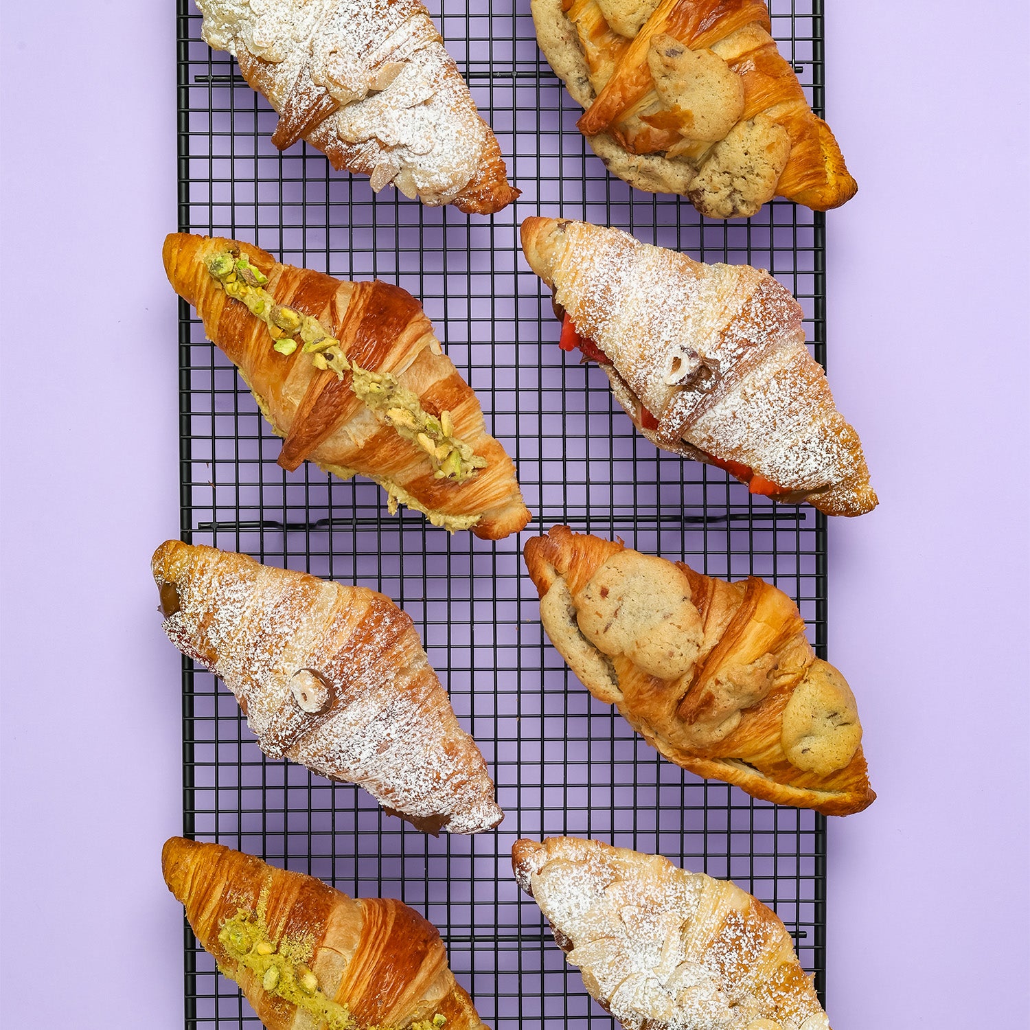 Croissant nutella frutilla