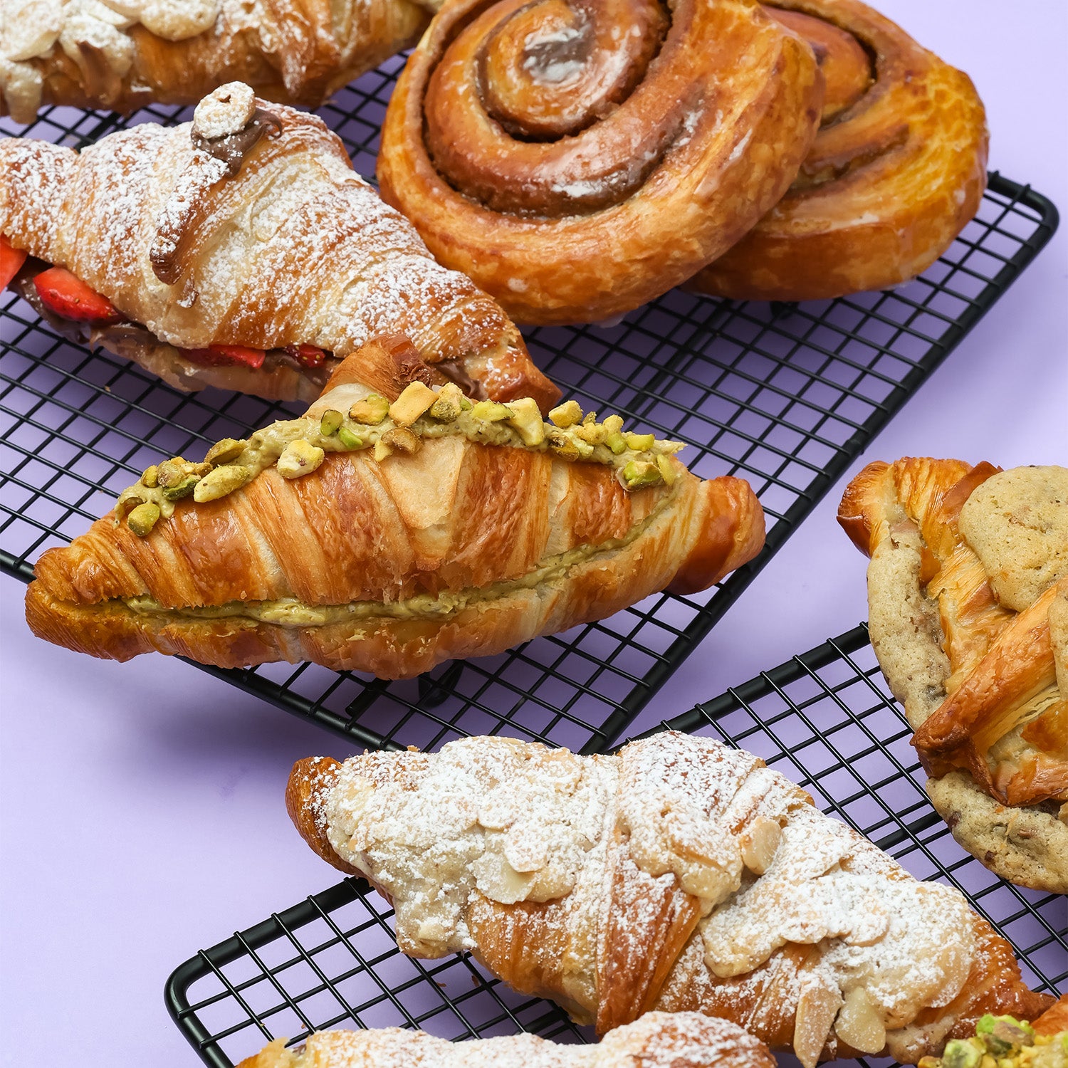 Croissant nutella frutilla