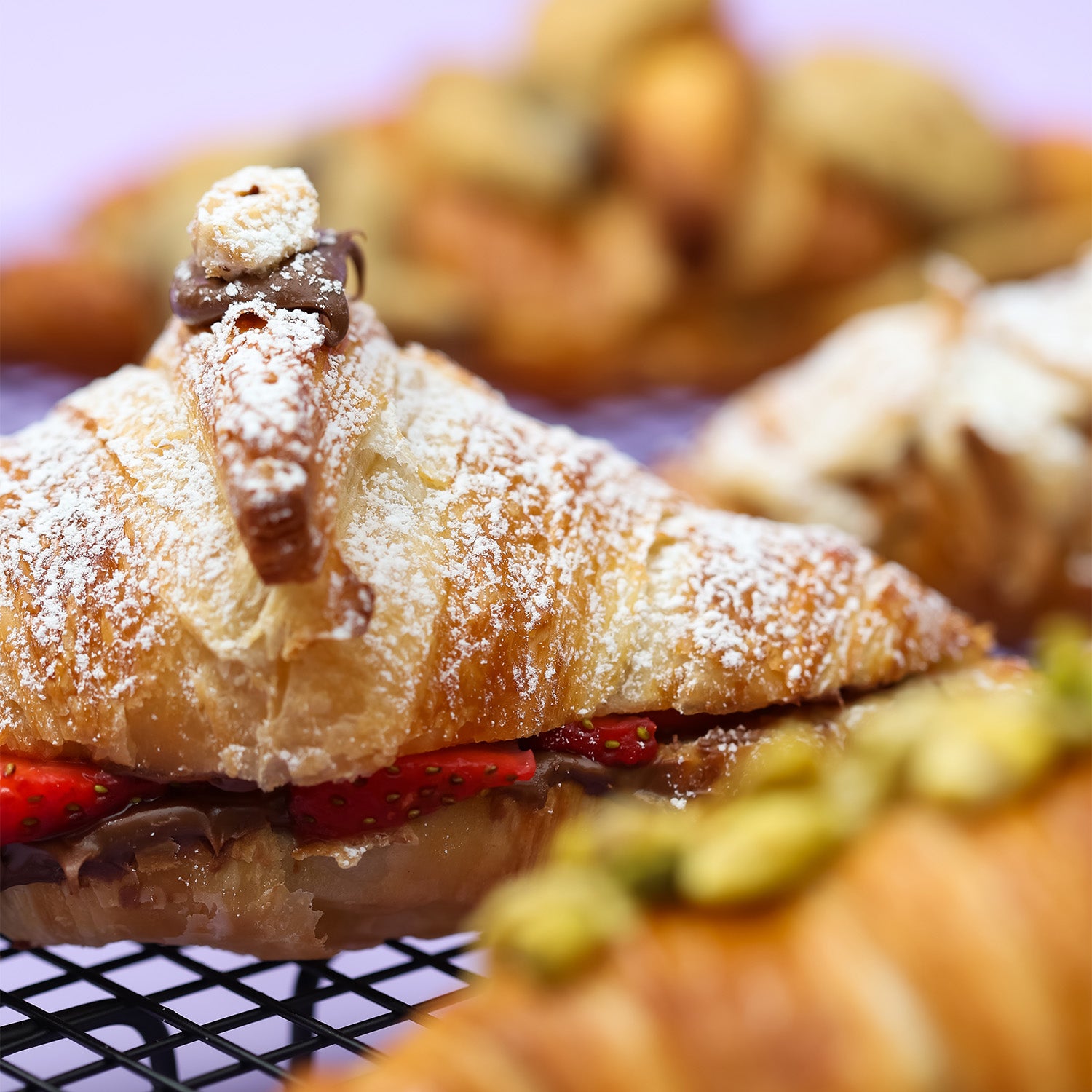 Croissant frangipan